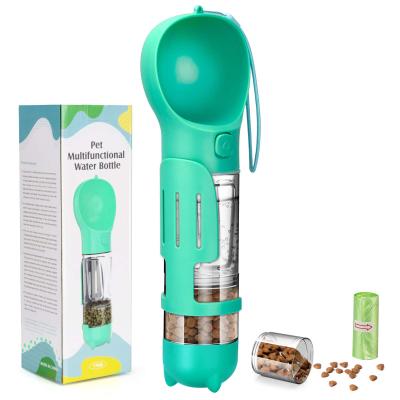 China Wholesale Sustainable Automatic To Walk Travel Dispenser Portable Plastic Dog Water Bottle for sale