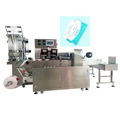 China Counting Slitting Folding Packing Machine 3.8KW Wet Wipes Packing Line for sale