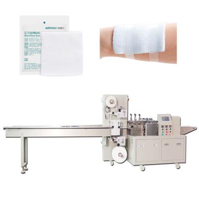 Cina Impacchettatrice laterale Gauze Packing Machine medico meccanico della guarnizione 2.5KW 4 in vendita