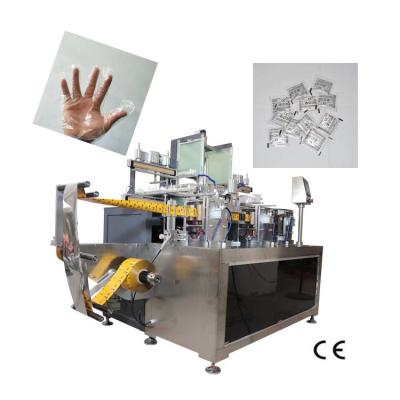 China HDPE Handschoen die Samengestelde de Film Automatische Rang vouwen van de Verpakkingsmachine Te koop