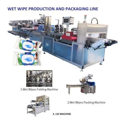 China PLC Control 5 Slitting Lane Wipe Making Machine With 1 Year Warranty for sale