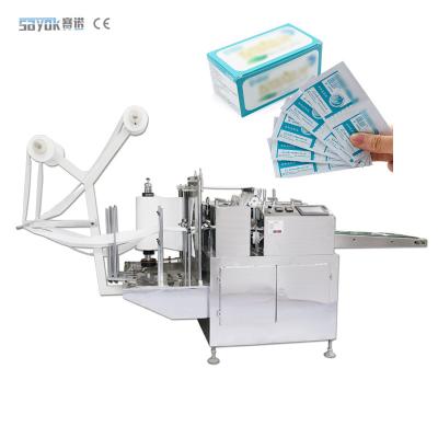 Китай Disinfection Alcohol Swab Machine Alcohol Prep Pad Production Packaging Equipment 400pcs/min продается