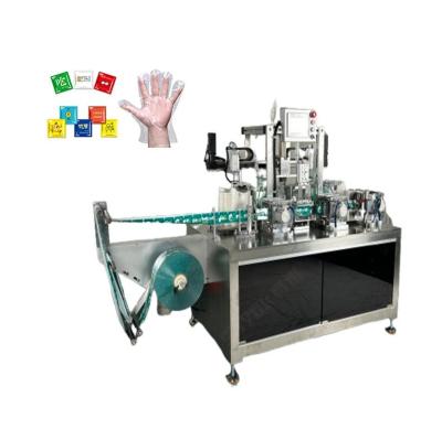 China Compact Design High Speed 1 Pair PE Glove Automatic Folding Packing Machine Upgrade 2024 for sale