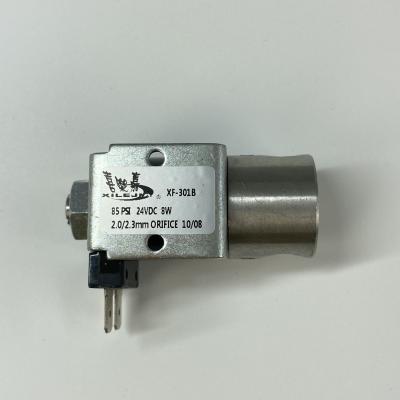 China General 3 way NO 24v stainless steel and food grade brass 24v solenoid valve plunger valve bobbina for sale