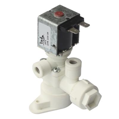 China Drinking water station built-in pressure reducing funtion valve special plastic solenoid valve for drinking water station 120psi for sale