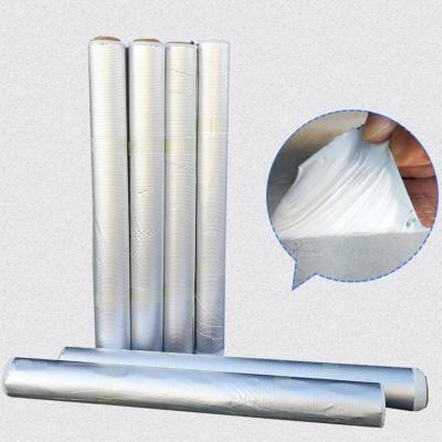 China Aluminum Foil Butyl Rubber Waterproofing Membrane , House Waterproof Membrane Flat Roof for sale