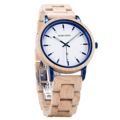 China 2020 New Arrival Unique Light Weight Bobo Bird Watch All Wood Wristwatch Stylish Minimalist Wooden Watches For Men for sale