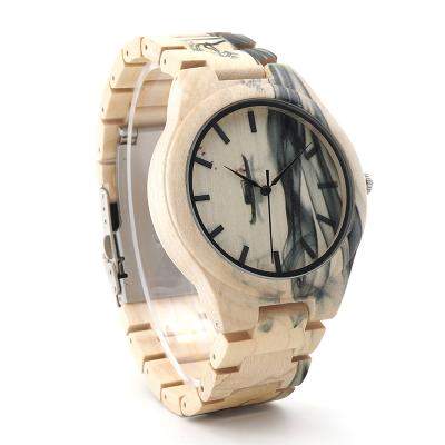 China 2018 Simple Life BOBO BIRD Designer Watch Pine Wood Free Shipping Watch With Wooden Box for sale