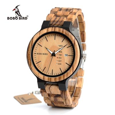 China BOBO BIRD Hot Sales Stylish Mens Wristwatch Wooden Luxury Chronograph With Chronograph Quartz Watches for sale