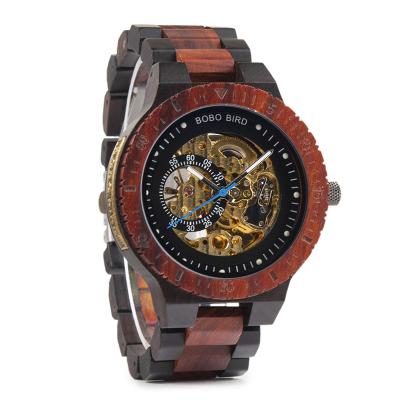 China 2020 Top Chronograph BOBO BIRD Brand Watches Unique Mechanical Wood Watch With Mens Watches for sale