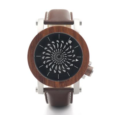 China BIRD Luminous Simple Wooden Brand BOBO Watches Hands Luxury Leather Watch With Leather Straps Custom Luxury Watch Men for sale