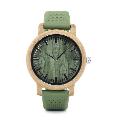 China BOBO BIRD non specific dropshipping custom logo natural bamboo men watch with wooden box watch custom logo for sale