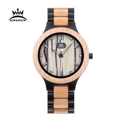 China Kingnow 2021 Date Automatic Luxury Mens Watches In Wooden Quartz Watch Men Wristwatches For Man Relogio Masculino for sale