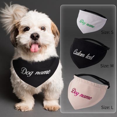 China Viable Custom Trigonometric Printed Pet Bandanas Dog Scarf Dog Bib Towel Mouth Water Towel Bandanas Pet Apparel & Accessories for sale