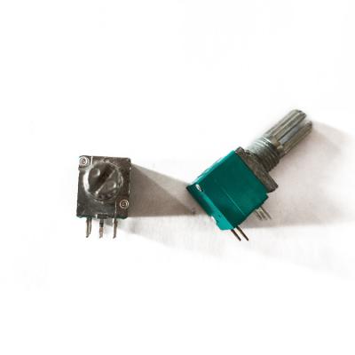 China Carbon film 097 single double adjustable potentiometer B50K-15KQ with switch for sale