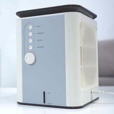 China Mini Portable Air Conditioning Water Ice Humidifier Air Conditioner Water Cooling Silent Cooler Fan Easy Cool Summer Fan for sale