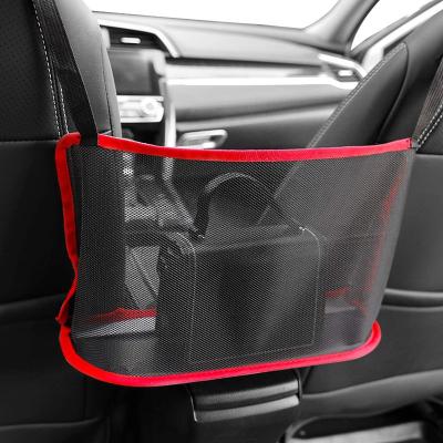 China Heavy Duty Purse Holder for Organizer Mesh for Purse,Car Pocket Handbag Holder Back Seat Car Net Organizer for sale