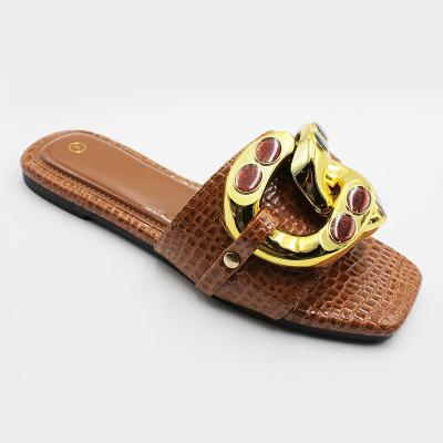 China 2022 fashion trend women's summer shoes sandals woman for women and ladies luxury slippers female sandals for sale