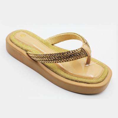 China 2022 fashion trend sandalias de mujer rhinestone flip flops sandal platform shoes women's summer sandals slippers for sale