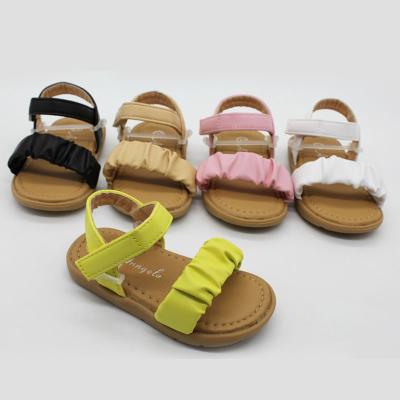 China 2022 Trend Little Girl Non-slippery Cute Beach Slipper Flat Fashion Flat Slide Sandal For Kids for sale