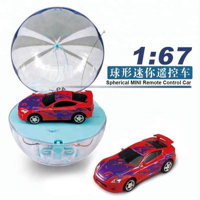 China RC Model 1:67 Scale Electric Car Micro Radio RC Car Parts Child Remote Control Toy for sale