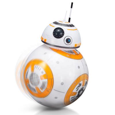 China Hot Sale RC Model Action Figures 2.4Ghz BB8 Educational RC Robot Wars Smart Robot Toy With Movie Sound for sale