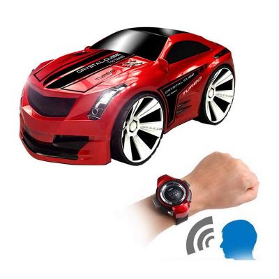 China RC Model Mini RC Watch Control Intelligence Watch Remote Car 6 Colors Voice Car Optional For Kids Gift for sale