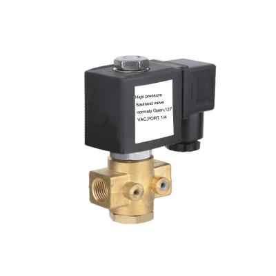 China Saolnoid General High Pressure Valve Normally Open, 127 VAC, PORT 1/4 for sale