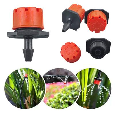 China 360 Degree Adjustable Irrigation Drip 360 Degree Micro Adjustable Drip Irrigation Emitters 1/4 Inch For Flower Bed Vegetable Gardens Lawn for sale