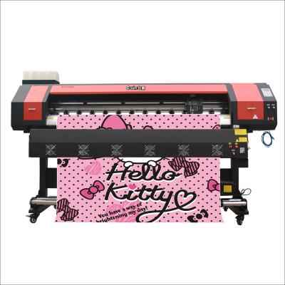 China Garment shops 6 feet 1.8m large format sublimation printers single head XP600 print head for sublimation work for sale