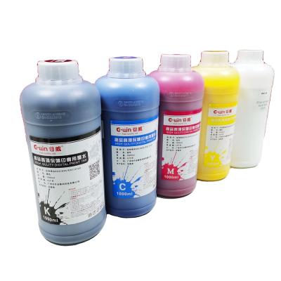 China 1000ml bottle 1000ml Dye Ink CMYKW 5 colors safe color changing microblading dye ink for e/pson inkjet printer for sale