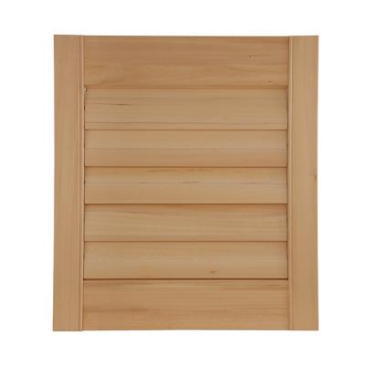 中国 China Easy Clean Direct Supply Natural Basswood Shutter Window Indoor Plantation Shutter 販売のため