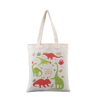 China Wholesale Handled Customized Promotional Reusable Shopping Bag Plain Cotton Canvas Tote Bag for sale