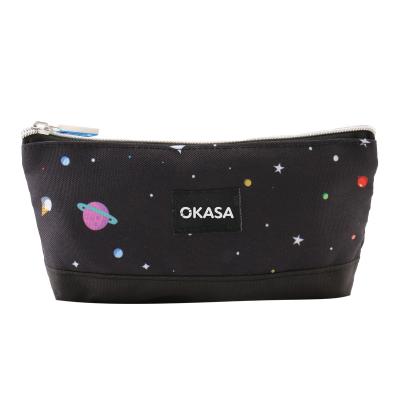 China Fashionable Factory RPET Custom Environmental Protection Simple Sense Is Comfortable Suitable For Students Stationery Bag Cosmetic Bag for sale