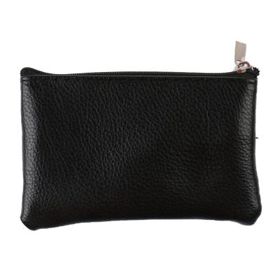 China Waterproof Double Zipper PU Leather Card Bag Comfortable Waterproof Men's Preferred Going Out and Home Necessary Purse Wallet for sale