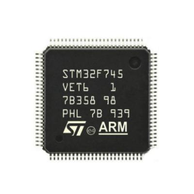 China New STM32F745VET6 ST E4 ARM QFP-100 standard original STM 32F745VET6 STM32 F745VET6 STM32F 745VET6 STM32F745 VET6 for sale