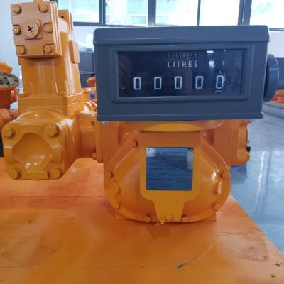 China Widely M-80 Positive Displacement Flow Meter For Diesel Gauge With Mechanical Meter PD Flow Meter Fuel Flow Meter for sale