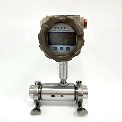 China Intelligent Liquid Turbine Sensor Gas Turbine Oil Flow Meter HLS Steam Measurement Flow Meter for sale