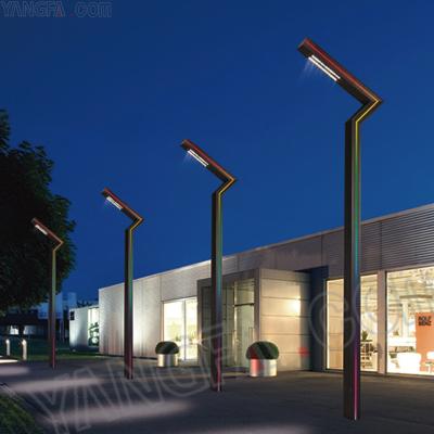 China Pathways Illuminating Garden Square Park With Aluminum Shell Pole Light, Pathways Illuminating Easy Install Outdoor Led Garden Light for sale