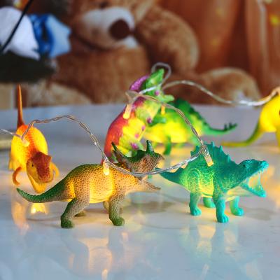 China 2021 New arrivals indoor home party plastic dinosaur led string light for kid room christmas decoration christmas lights for sale