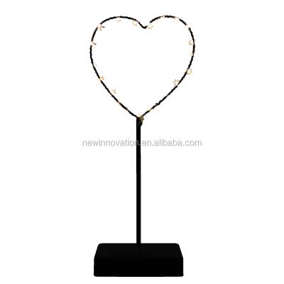 China 20L heart decoration with Iron frame for Christmas decoration supplies neon light for sale