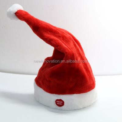 China Hot selling christmas decoration supplies best christmas gift for child musical dancing Hat Toy for sale