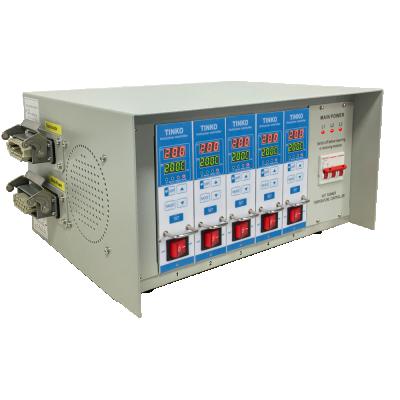 China 5 Zone Solder White Temperature Control Auto-Tuning PID Control 20A Hot Runner Temperature Controller for sale