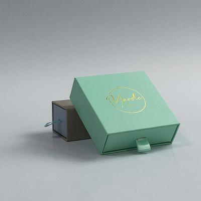 China Jewerly Box For Bracelet Green Paper Custom Gift Packaging “Jewerly” Box For Bracelet for sale