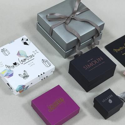 China The Custom Jewelry Box Customized Logo And Set Luxury Different Of Different Size Classy Jewelry Boxes for sale