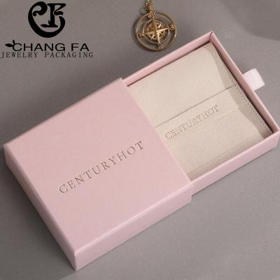 China Jewelery Pouch for Neckless Packaging Logo Pink Small 'Jewelery' Custom Pouch for Neckless Packaging for sale