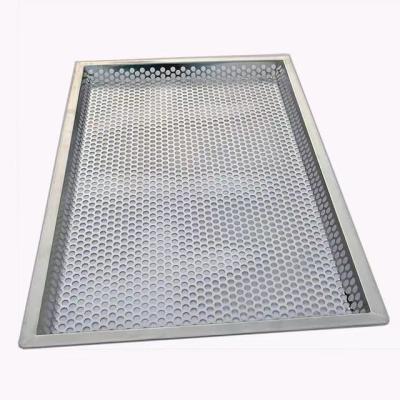 China Stocked Filter Roasting Dryer Stainless Steel Custom Punch Tray for sale