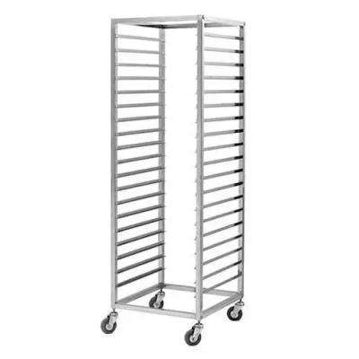 China Kitchen Size Customized Stainless Steel Food Cart Beverage Dessert Bakery Racks 15 16 Layers Cooling Drying Tray Rack Bread Trolley for sale