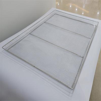 China Sustainable Perforated Woven Mesh For Bread Baking Stainless Steel Baking Tray for sale