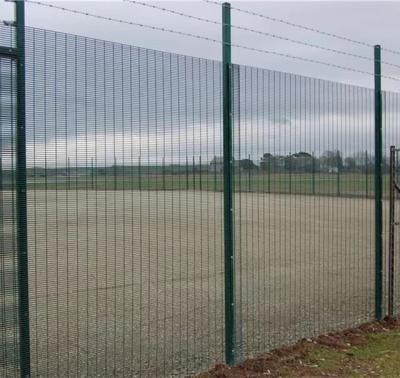 China Easily Assembled PVC Barbed Wire Fence 358 Anti-Climb Barrier for sale